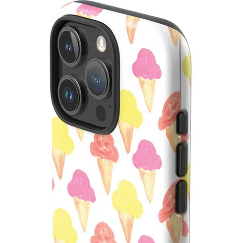 Bouffants and Broken Hearts Ice Cream iPhone 16 Pro Impact Case